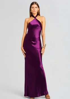 Retrofete Ester Dress Eggplant Sale