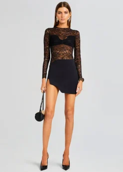 Retrofete Esther Mini Skirt Black Flash Sale