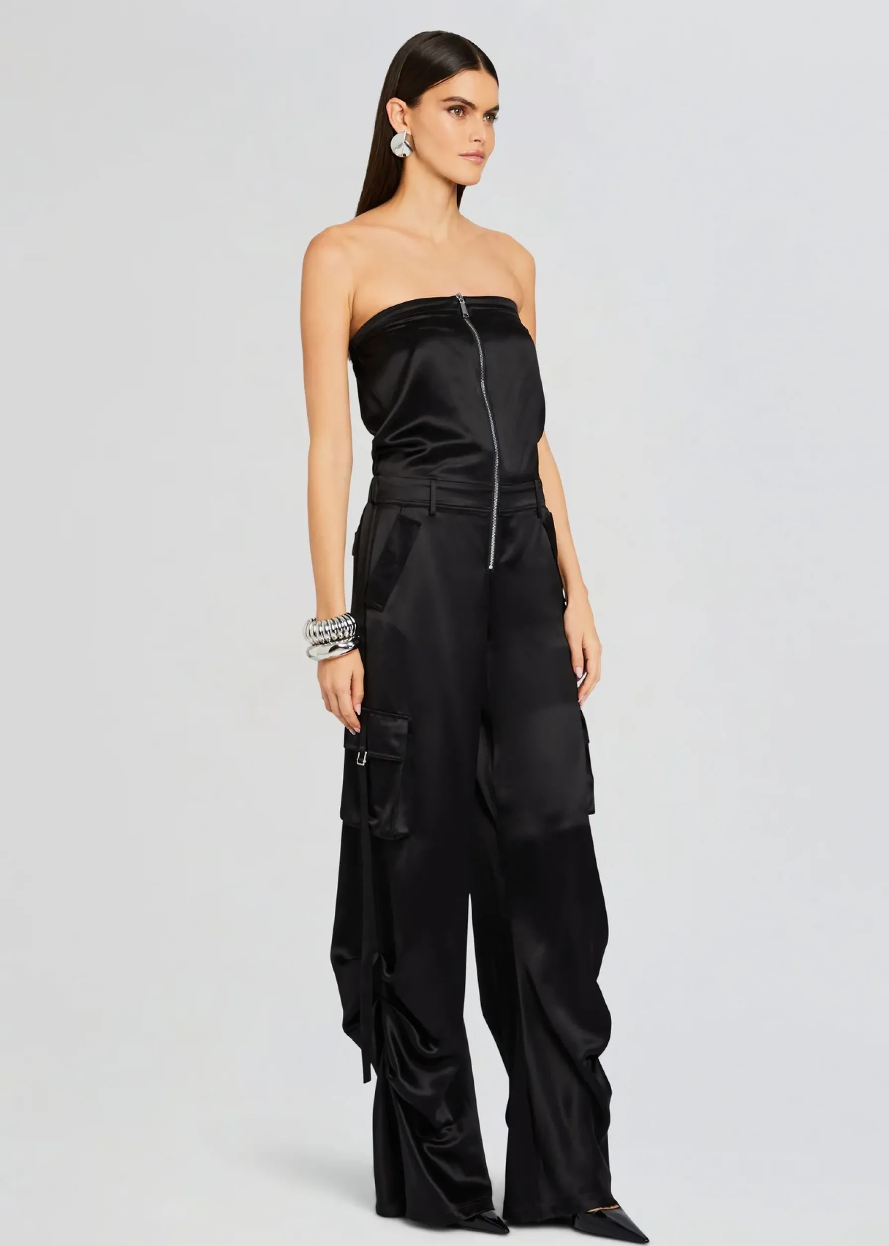 Retrofete Estrella Cargo Jumpsuit Black Outlet