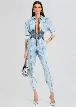 Retrofete Eti Jumpsuit Blue Acid Clearance