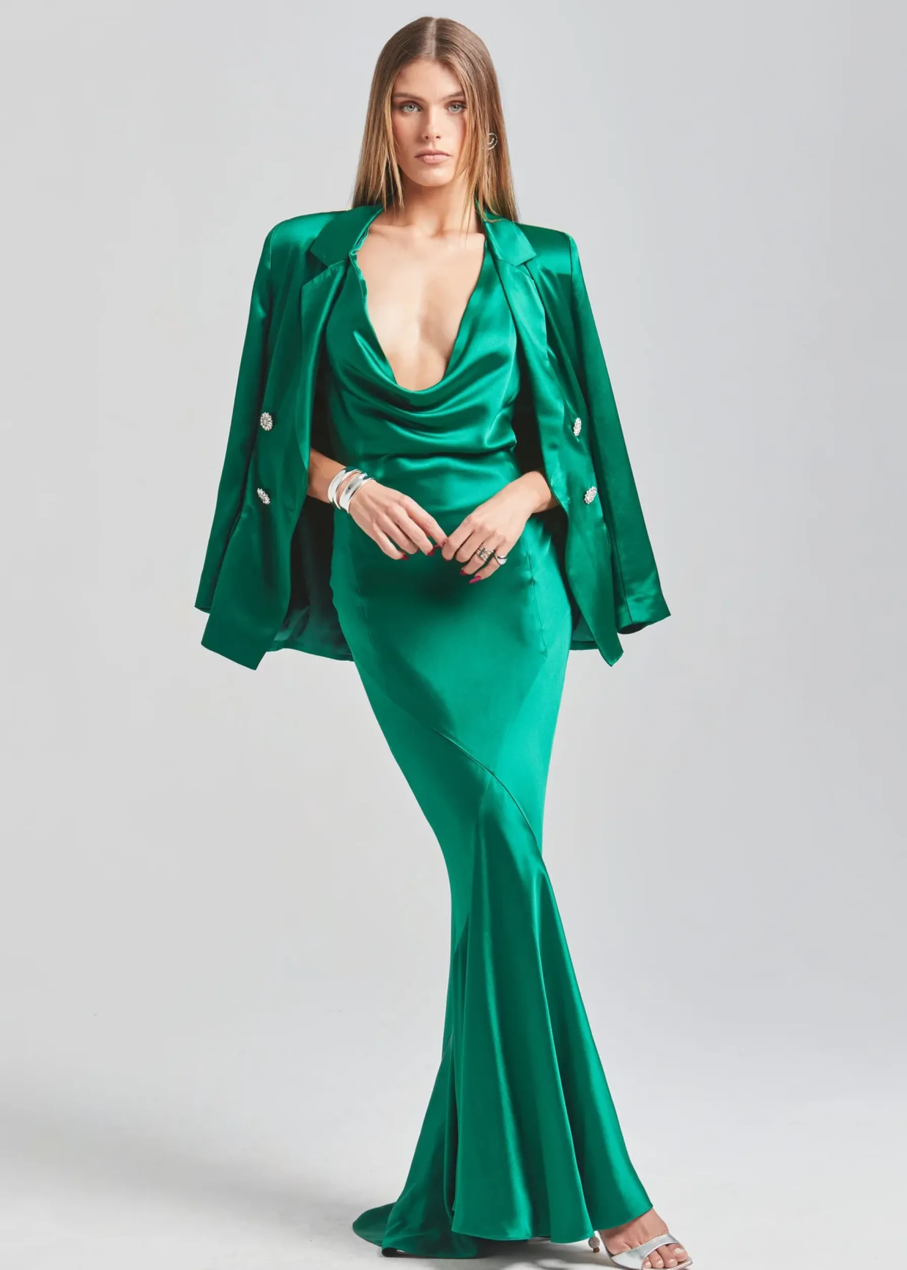 Retrofete Eve Dress Emerald Cheap
