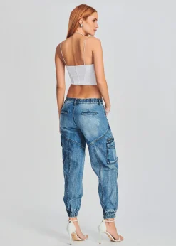 Retrofete Everette Cargo Pant Sea Best