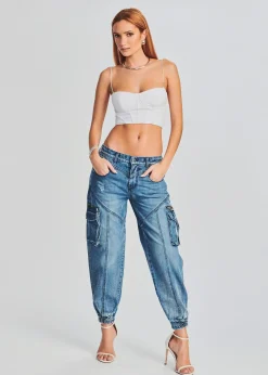 Retrofete Everette Cargo Pant Sea Flash Sale