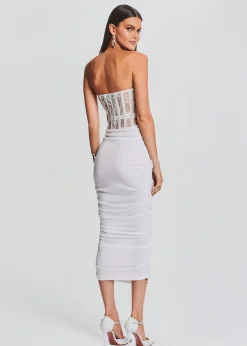 Retrofete Fae Embellished Dress White Outlet