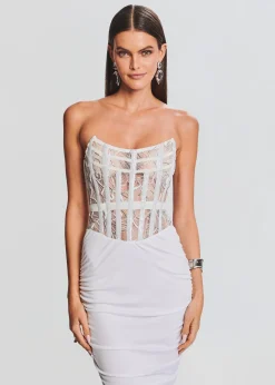 Retrofete Fae Embellished Dress White Outlet