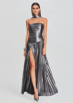 Retrofete Faye Dress Gunmetal Store