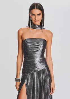 Retrofete Faye Dress Gunmetal Outlet