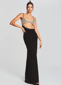 Retrofete Fernanda Dress Black/Silver Cheap
