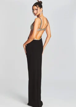 Retrofete Fernanda Dress Black/Silver Outlet