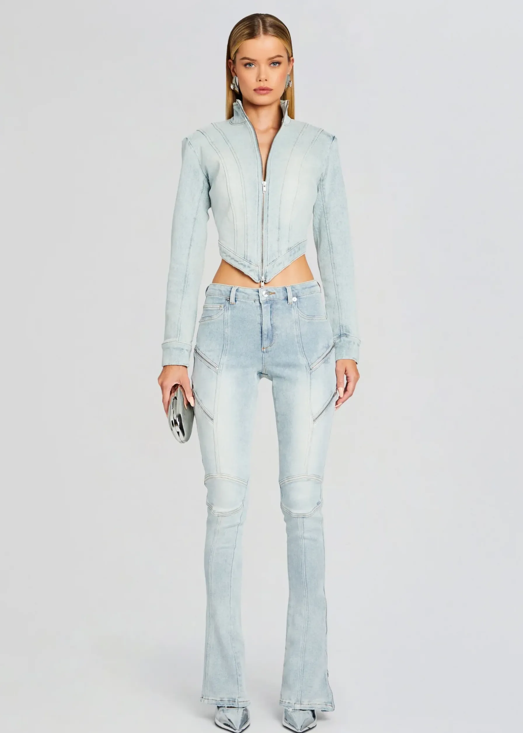 Retrofete Ferris Zipper Jean Skylight Cheap