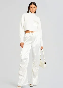 Retrofete Finley Cargo Pant Winter White Cheap