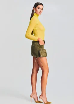 Retrofete Finn Cargo Skirt Vintage Army Green Store