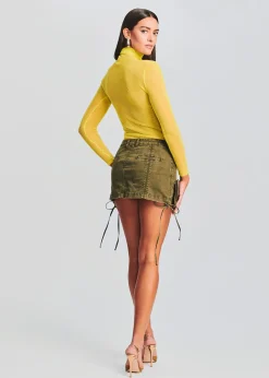 Retrofete Finn Cargo Skirt Vintage Army Green Store