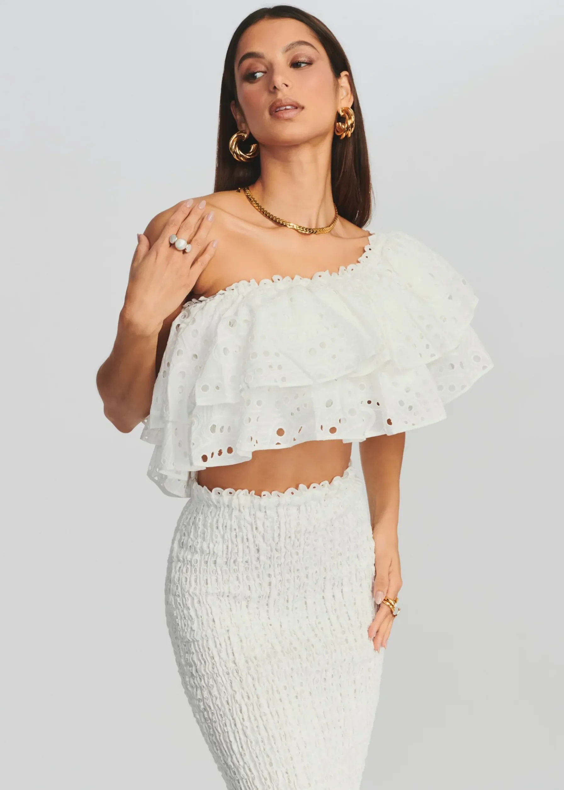 Retrofete Flamingo Top White Flash Sale