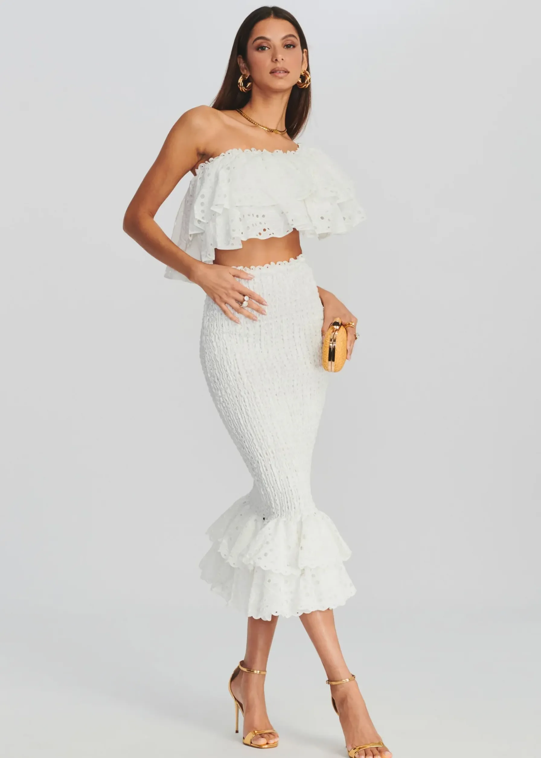 Retrofete Flamingo Top White Flash Sale