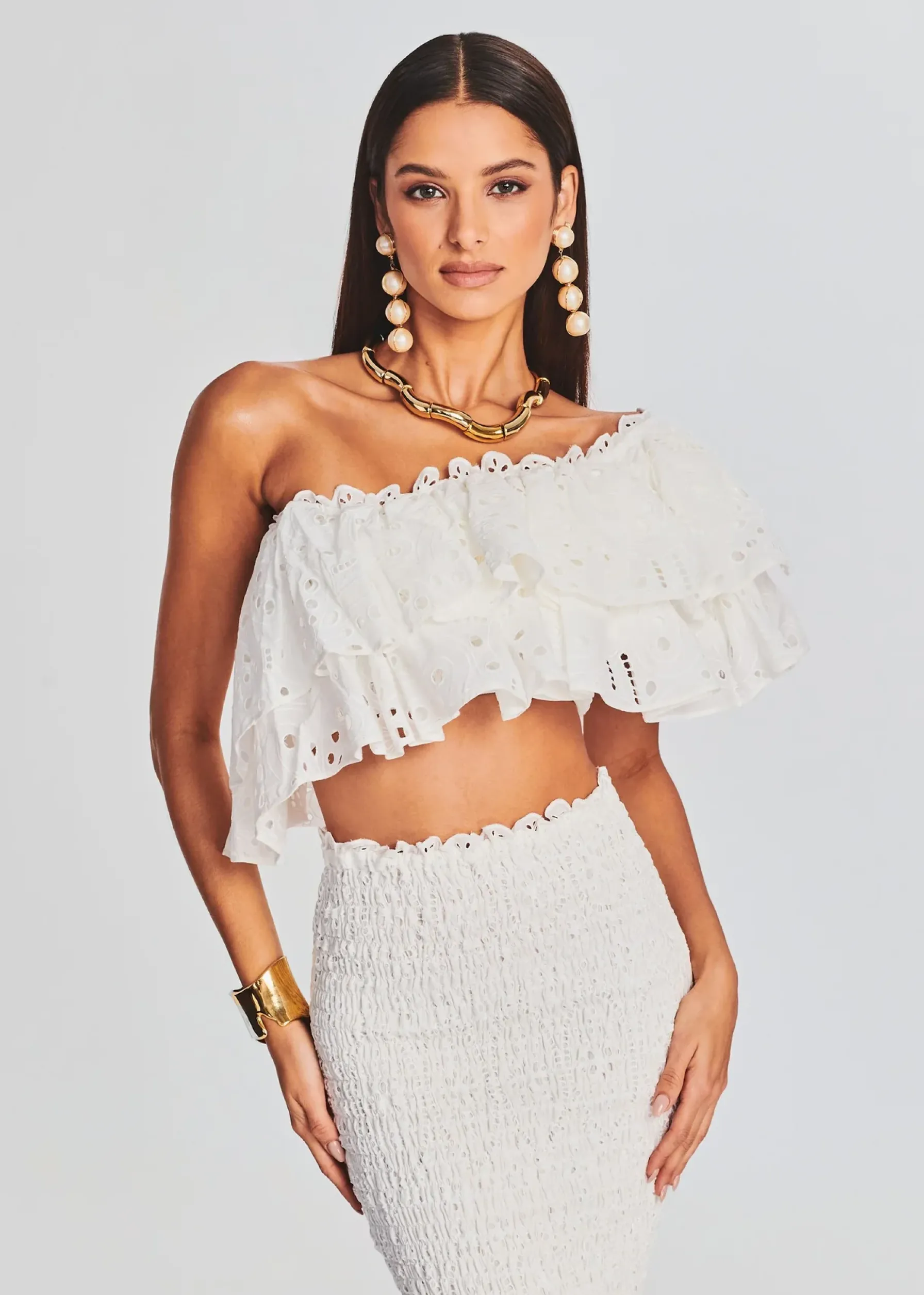 Retrofete Flamingo Top White Fruition Best Sale