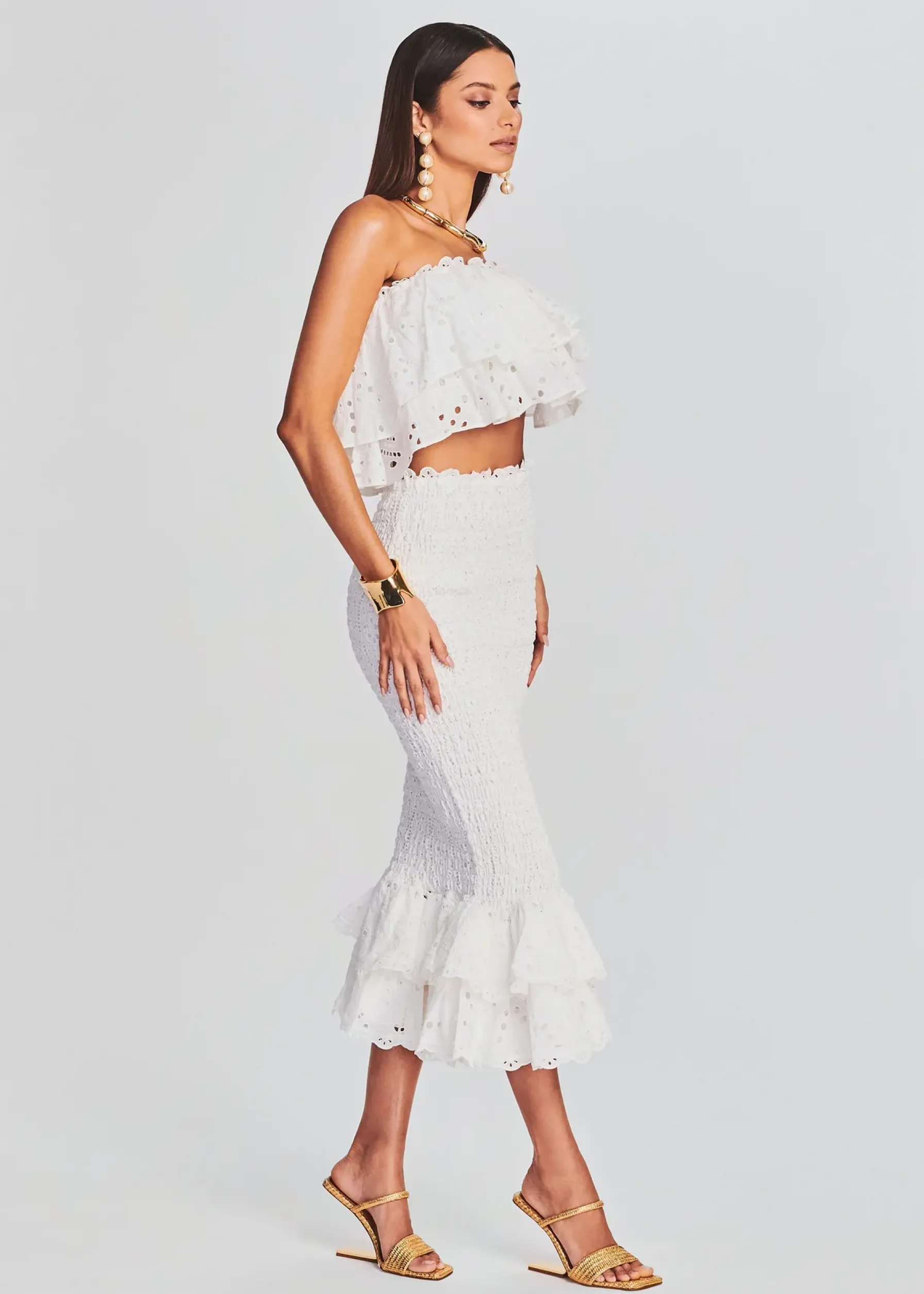 Retrofete Flamingo Top White Fruition Best Sale