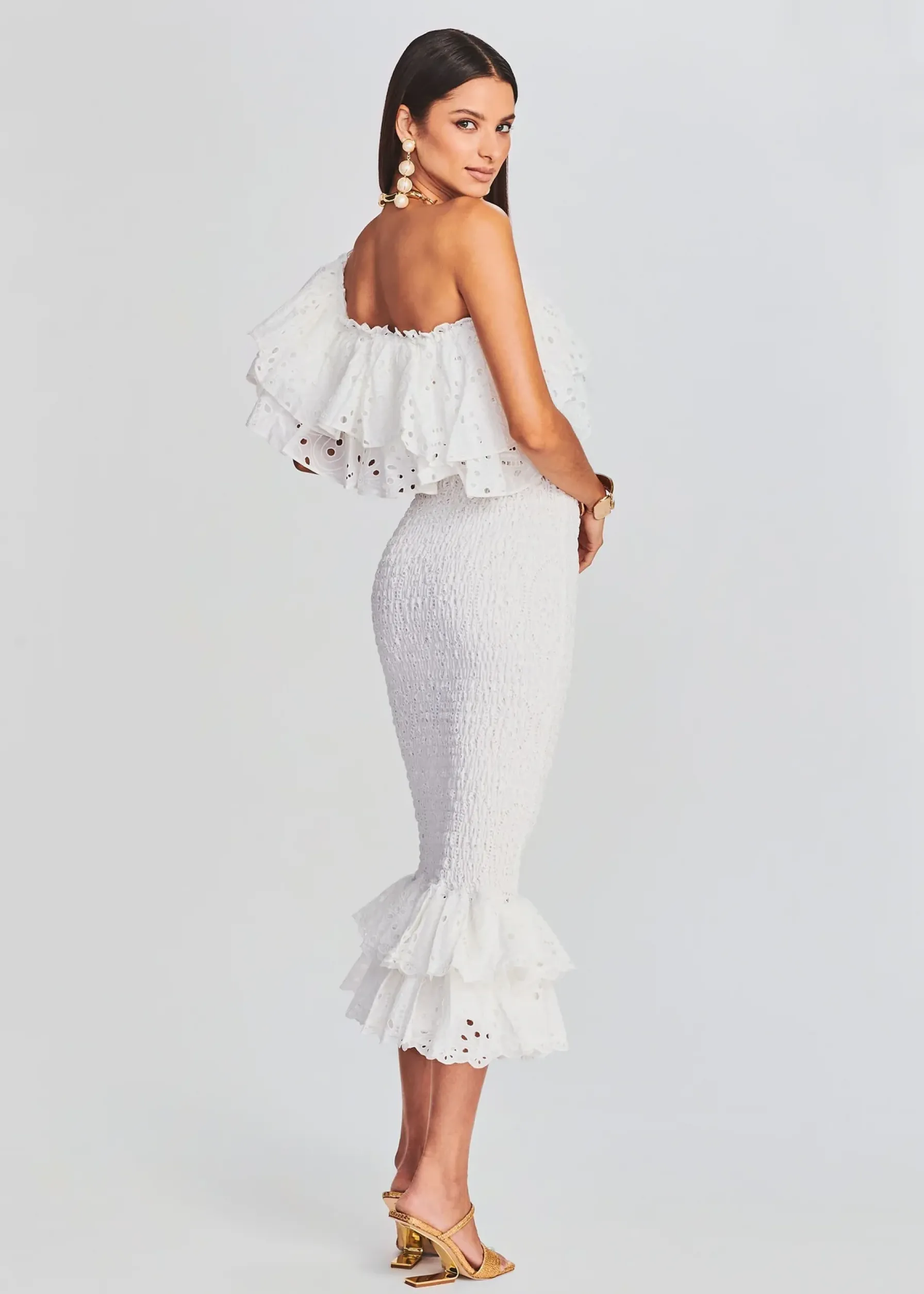 Retrofete Flamingo Top White Fruition Best Sale