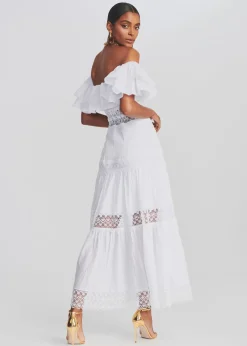 Retrofete Florence Long Dress White Sale