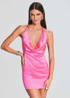 Retrofete Francesca Dress Hyper Pink New