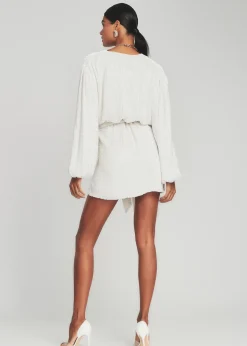 Retrofete Gabrielle Sequin Robe Moonglow White Online