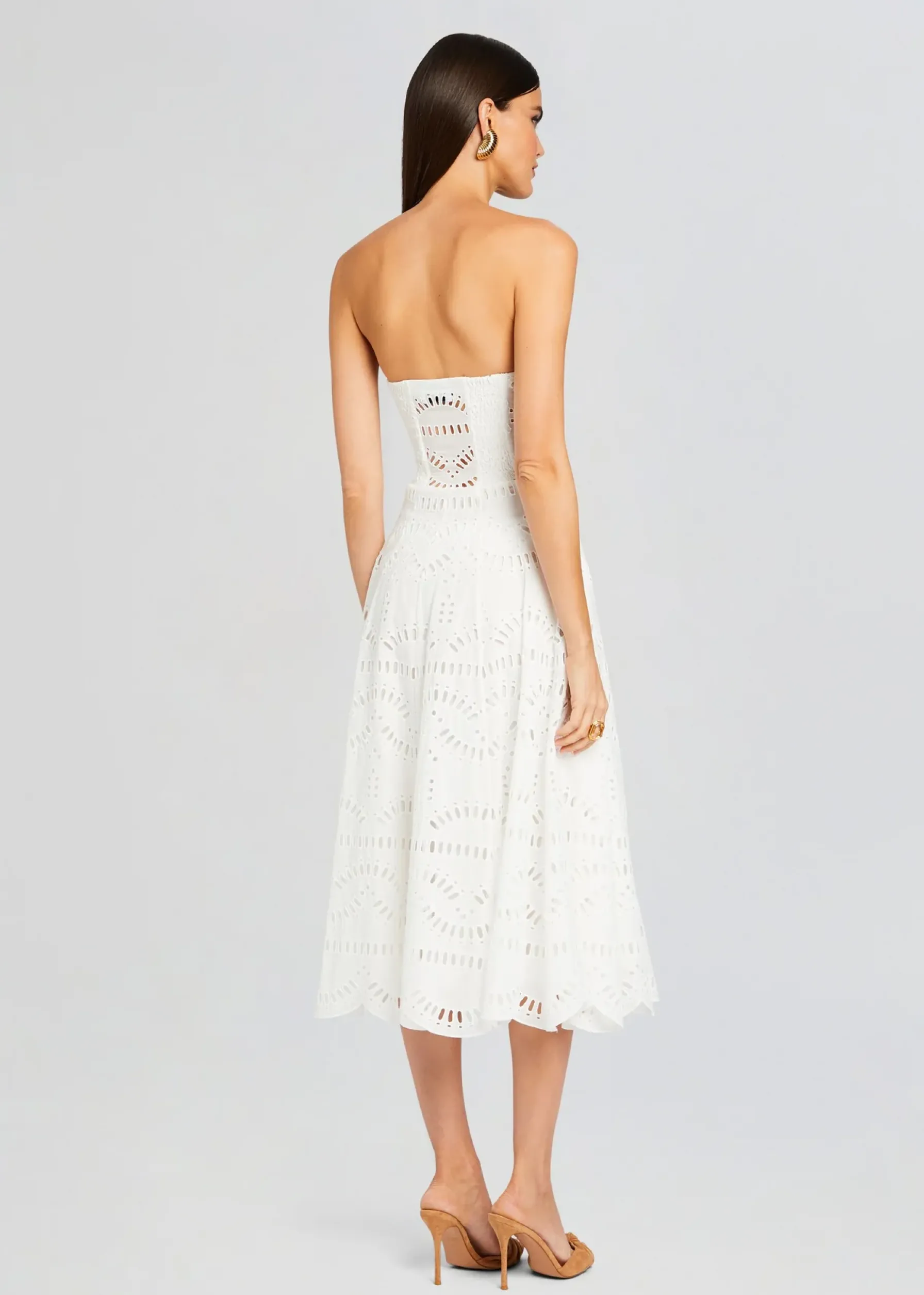 Retrofete Galik Midi Dress White Samoa Best