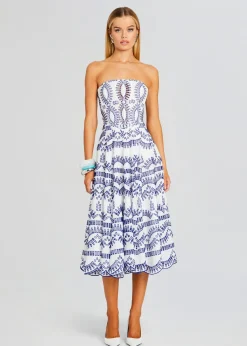 Retrofete Galik Midi Dress Klein Blue Outlet