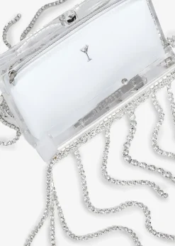 Retrofete Georgina Crystal Bag Clear/Silver Cheap