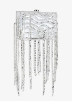 Retrofete Georgina Crystal Bag Clear/Silver Clearance