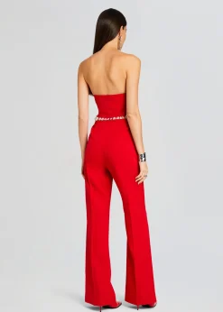 Retrofete Glenda Jumpsuit Fiery Red/Silver Online