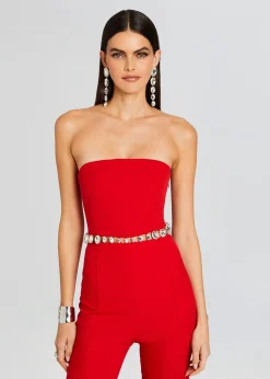 Retrofete Glenda Jumpsuit Fiery Red/Silver Online