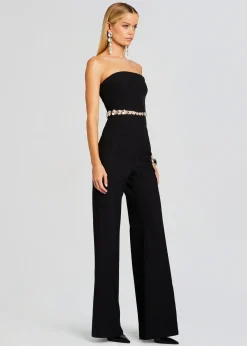 Retrofete Glenda Jumpsuit Black/Silver Discount
