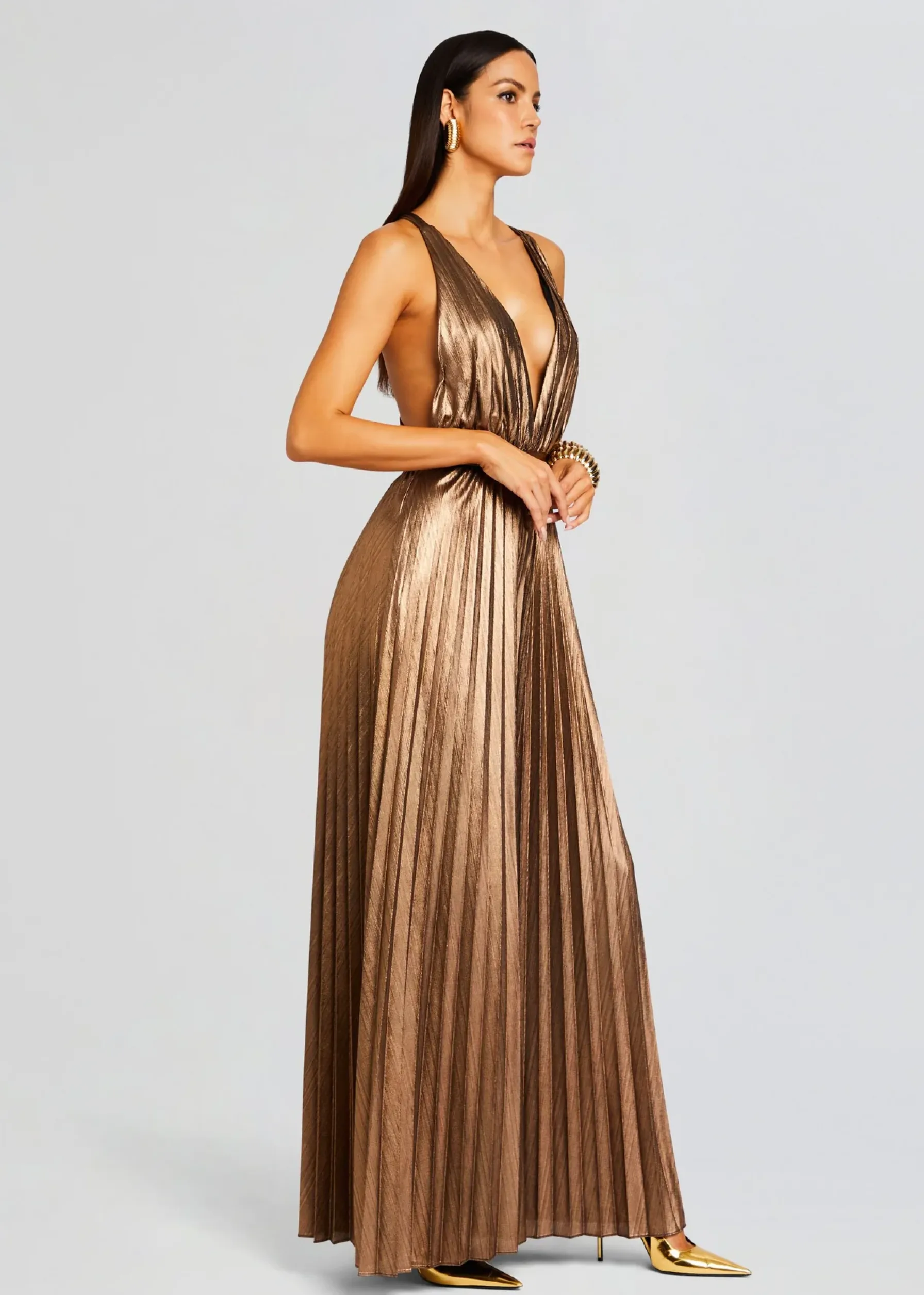 Retrofete Graciane Jumpsuit Metallic Bronze Hot