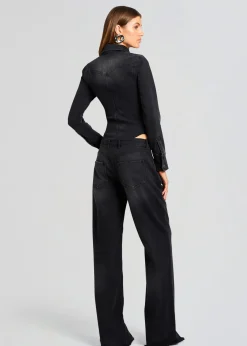 Retrofete Helena Denim Bodysuit Midnight Terry Online