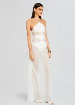 Retrofete Heleny Maxi Dress Cream Cheap