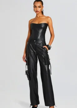 Retrofete Honey Leather Pant Black Best Sale