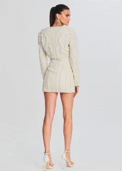 Retrofete Ian Pearl Jacket Ivory Discount