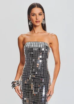 Retrofete Imani Dress Black/Silver Best