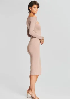 Retrofete Irene Dress Dark Beige Outlet