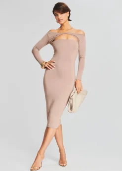 Retrofete Irene Dress Dark Beige Outlet