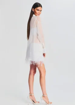 Retrofete Irving Shirt White Pearl Sale
