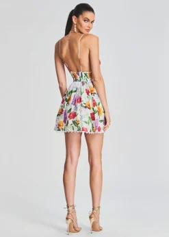 Retrofete Issya Short Dress White Bonita Cheap