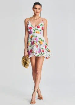 Retrofete Issya Short Dress White Bonita Cheap