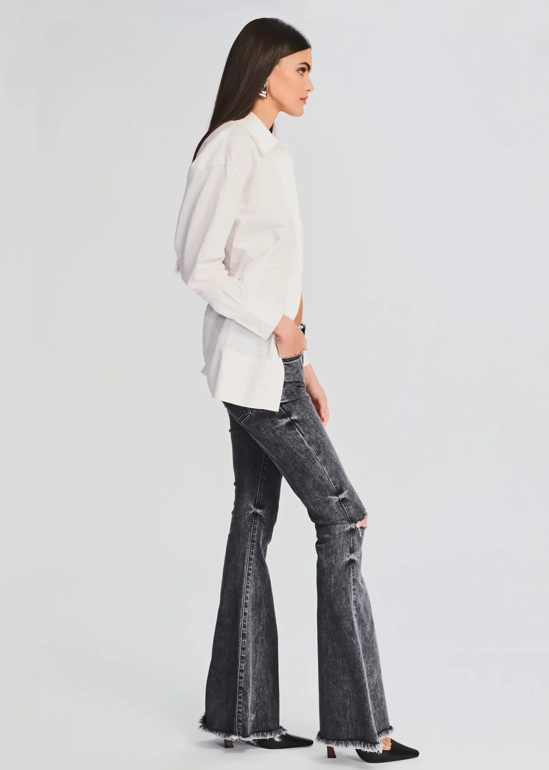 Retrofete Izzi Low-Rise Jean Castlerock Best