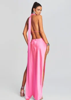 Retrofete Jagger Dress Hyper Pink Hot