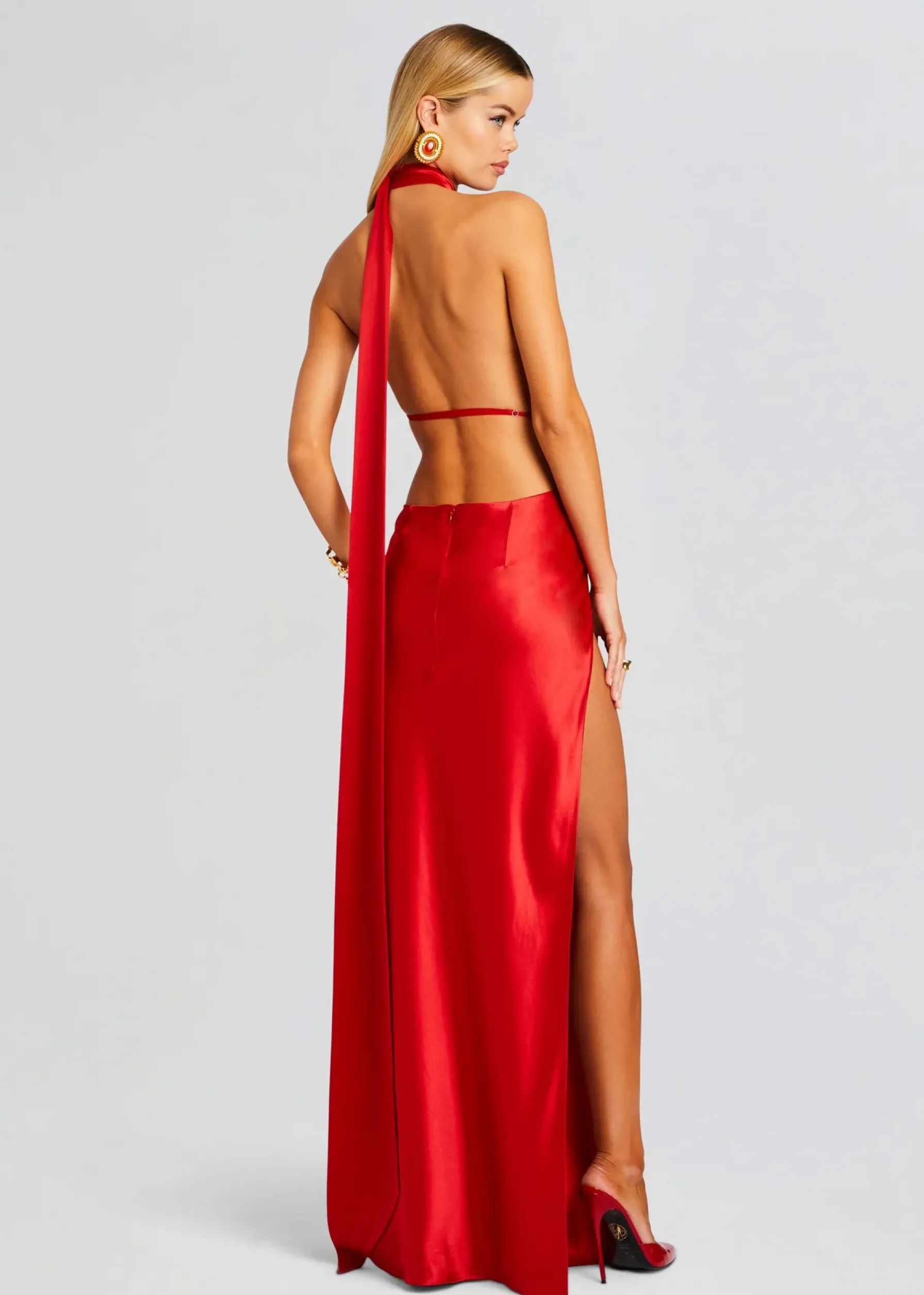Retrofete Jagger Dress Red Cheap