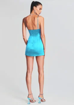 Retrofete Janessa Dress Aqua Blue Discount