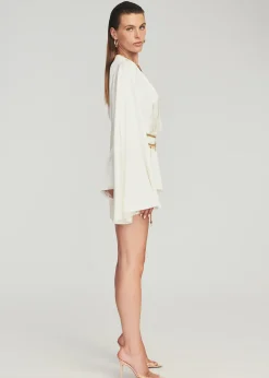 Retrofete Jasper Silk Romper White Shop