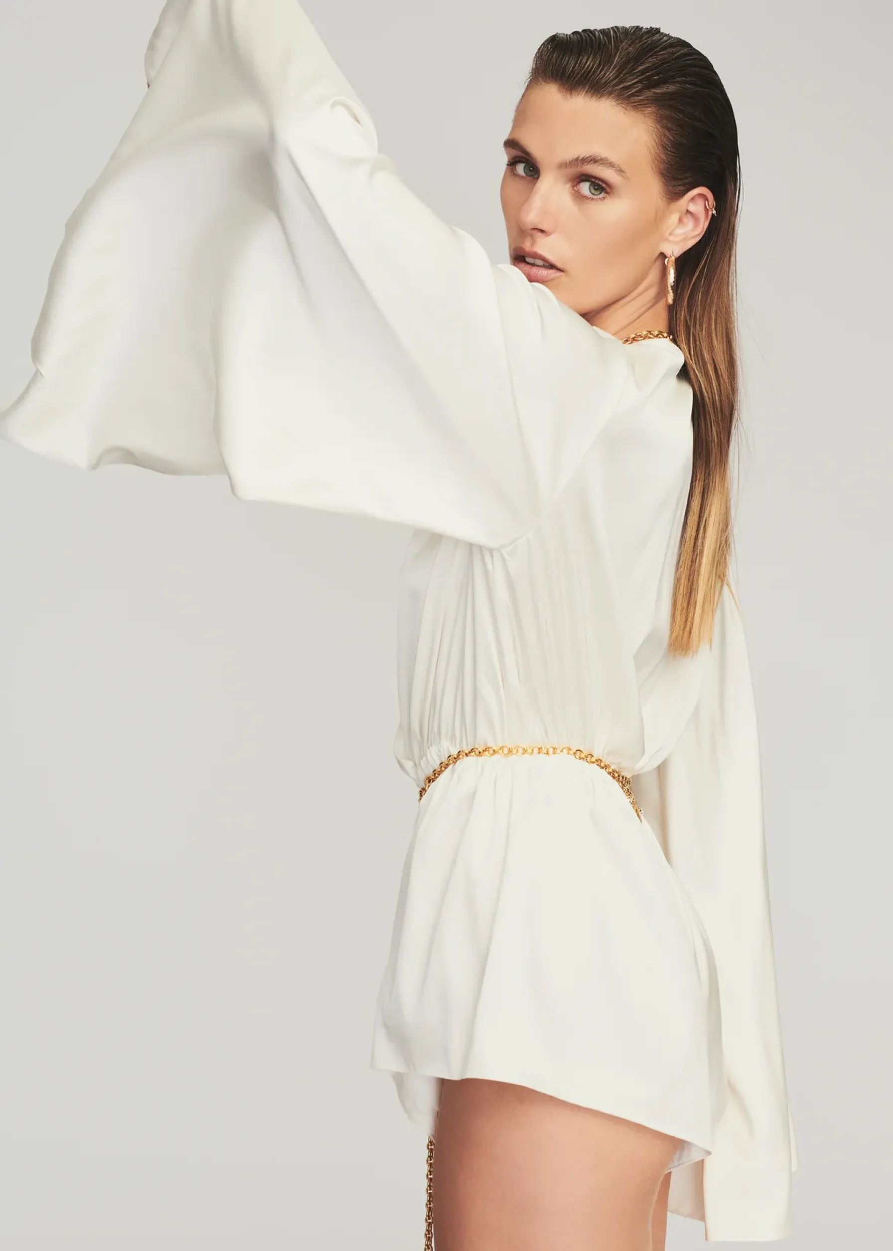 Retrofete Jasper Silk Romper White Best