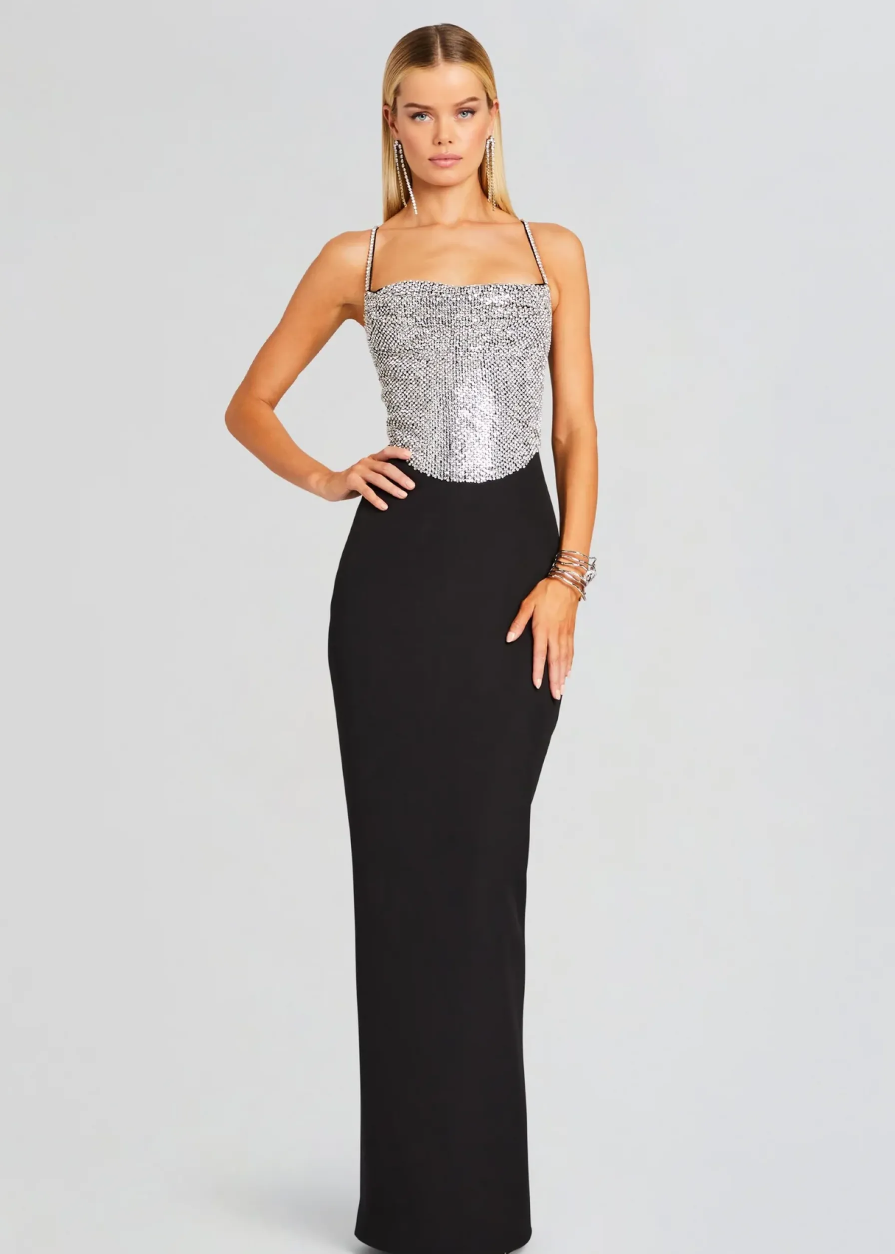 Retrofete Jazlyn Dress Black/Silver Hot